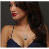 Image 1 : 14-18KT White Gold 3.08ctw Diamond Pendant With Chain