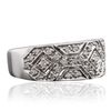 Image 2 : 14KT White Gold 0.43ctw Diamond Ring