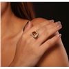 Image 5 : 14KT Yellow Gold 4.28ct Citrine and Diamond Ring