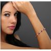 Image 5 : 14KT Yellow Gold 6.40ctw Ruby and Diamond Bracelet