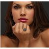 Image 5 : 14KT White Gold 2.54ct Aquamarine, Sapphire and Diamond Ring