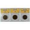 Image 1 : 3 - HARD TIME TOKENS, ALL ANACS GRADED