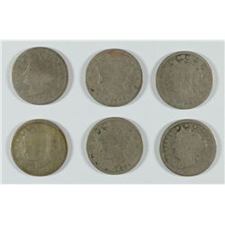 6 - 1884 LIBERTY NICKELS AG / GOOD