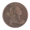 Image 1 : 1802 DRAPED BUST LARGE CENT, VF NICE
