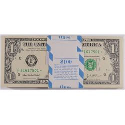 100 - 2003 CONSECUTIVE SERIAL NUMBER STAR NOTES CU