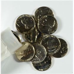 PROOF ROLL OF JEFFERSON NICKELS