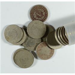 ROLL OF 1891 V-NICKELS FAIR