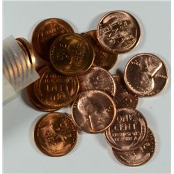 ROLL OF 1946-S LINCOLN CENTS CH BU