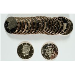 ROLL OF 2012-S PROOF KENNEDY HALF DOLLARS