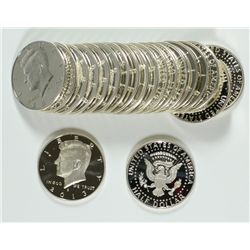 ROLL OF 2013-S SILVER PROOF KENNEDY HALF DOLLARS