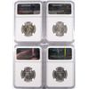 Image 2 : LOT OF ( 4 ) 1955 WASHINGTON QUARTERS, NGC MS-65