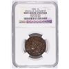 Image 1 : 1836 Large Cent NGC XF Mint Error Medallic Alignment