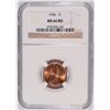 Image 1 : 1946 LINCOLN CENT, NGC MS-66 RED!  NICE!