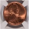 Image 2 : 1946 LINCOLN CENT, NGC MS-66 RED!  NICE!