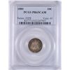 Image 1 : 1880 SEATED DIME, PCGS PR-65 CAMEO, RARE!!