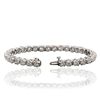 Image 6 : 14KT White Gold 6.43ctw Diamond Tennis  Bracelet