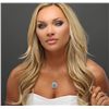 Image 6 : 14KT White Gold 2.27ct Tanzanite and Diamond Pendant With Chain