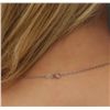 Image 7 : 14KT White Gold 2.27ct Tanzanite and Diamond Pendant With Chain