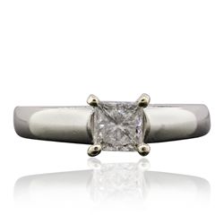 Platinum 0.70ct Diamond Ring