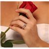 Image 5 : Platinum 0.70ct Diamond Ring