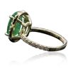 Image 6 : 14KT Yellow Gold 3.01ct Emerald and Diamond Ring