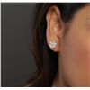 Image 5 : 14KT White Gold 1.65ctw Diamond Earrings