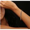 Image 1 : 10KT Two-Tone Gold 2.93ctw Diamond Tennis Bracelet