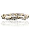 Image 4 : 10KT Two-Tone Gold 2.93ctw Diamond Tennis Bracelet