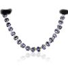 Image 3 : 14KT White Gold 34.63ctw Tanzanite and Diamond Necklace