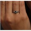 Image 6 : 18KT White Gold 0.46ct Alexandrite and Diamond Ring