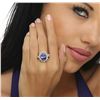 Image 5 : 14KT White Gold 4.30ct Tanzanite and Diamond Ring