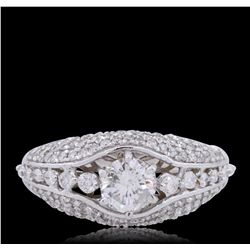 14KT White Gold 2.30ctw Diamond Ring