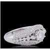 Image 2 : 14KT White Gold 2.30ctw Diamond Ring
