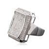 Image 4 : 14KT White Gold 1.81ctw Diamond Ring