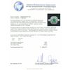 Image 7 : 14KT White Gold 1.24ct Emerald and Diamond Ring