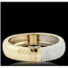 Image 4 : 14KT Yellow Gold 8.20ctw Diamond Bangle Bracelet