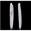 Image 3 : 14KT White Gold 1.76ctw Diamond Earrings