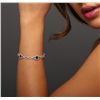 Image 1 : 14KT White Gold 8.65ctw Black Diamond Bracelet
