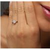 Image 2 : 14KT White Gold 0.89ct Brilliant Cut Diamond Solitaire Ring