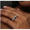 Image 6 : 14KT White Gold 1.32ctw Diamond Ring