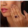 Image 5 : 14KT Yellow Gold 9.17ct Ruby and Diamond Ring