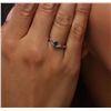 Image 6 : 18KT White Gold 0.41ct Alexandrite and Diamond Ring