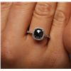 Image 1 : 14KT White Gold 1.92ctw Black Diamond Ring