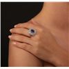 Image 5 : 14KT White Gold 4.41ct Tanzanite and Diamond Ring