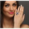 Image 5 : 14KT Two-Tone Gold 3.21ct Tanzanite and Diamond Ring