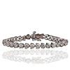 Image 3 : 14KT White Gold 11.40ctw Diamond Tennis Bracelet