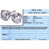 Image 7 : 14KT White Gold 5.05ctw Diamond Stud Earrings