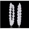 Image 3 : 14KT White Gold 1.83ctw Diamond Earrings
