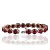 Image 6 : 14KT Rose Gold 28.72ctw Ruby and Diamond Bracelet