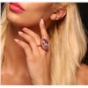 Image 5 : 14KT Rose Gold 45.02ct GIA Certified Kunzite and Diamond Ring